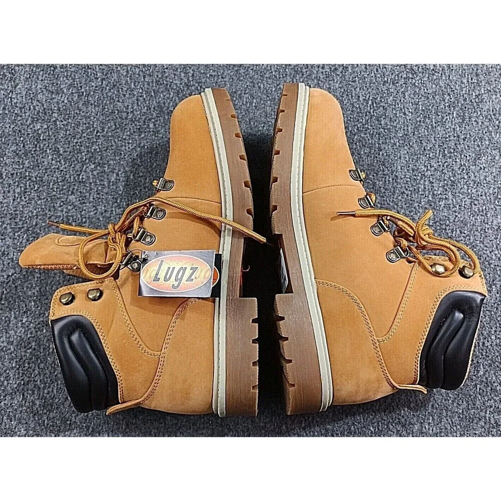 Lugz Grotto Chukka Work Boot Mens Size 9 Golden Wheat New In Box! MGROTK-7401